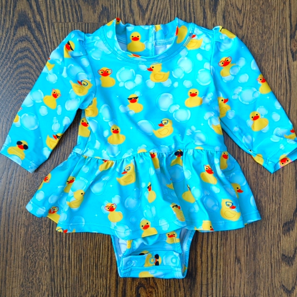 Posh Peanut Duck Bathing Suit 6-12M